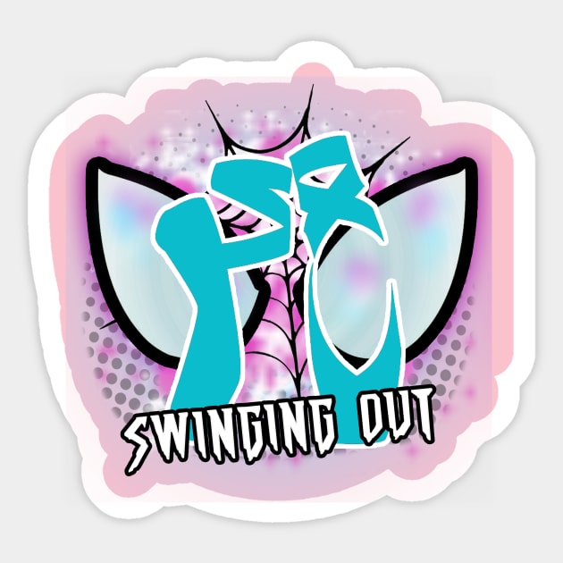 SwingingOut Sticker by The Bandwagon Society